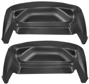 GMC Sierra Wheel Well Guards - Rear - Husky Liners - Black - `07-`13